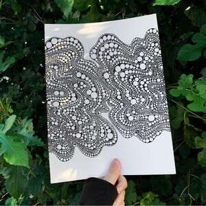 Bubble art original drawing